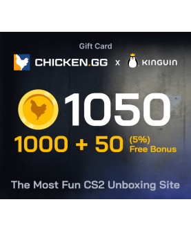 Chicken.GG 1000 + 50 FREE Tokens Key GLOBAL